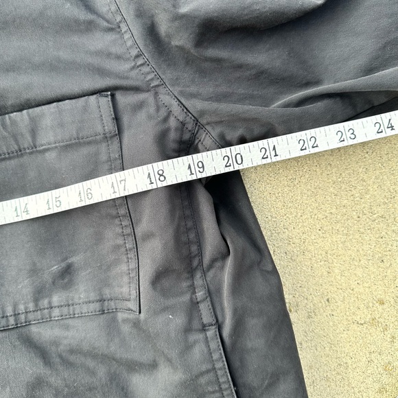 Theroy jacket women large black military snap button canvas - Picture 6 of 7